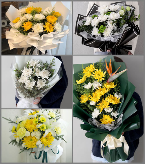 山东青岛平度市李园街道新沙岭村白事花束代送